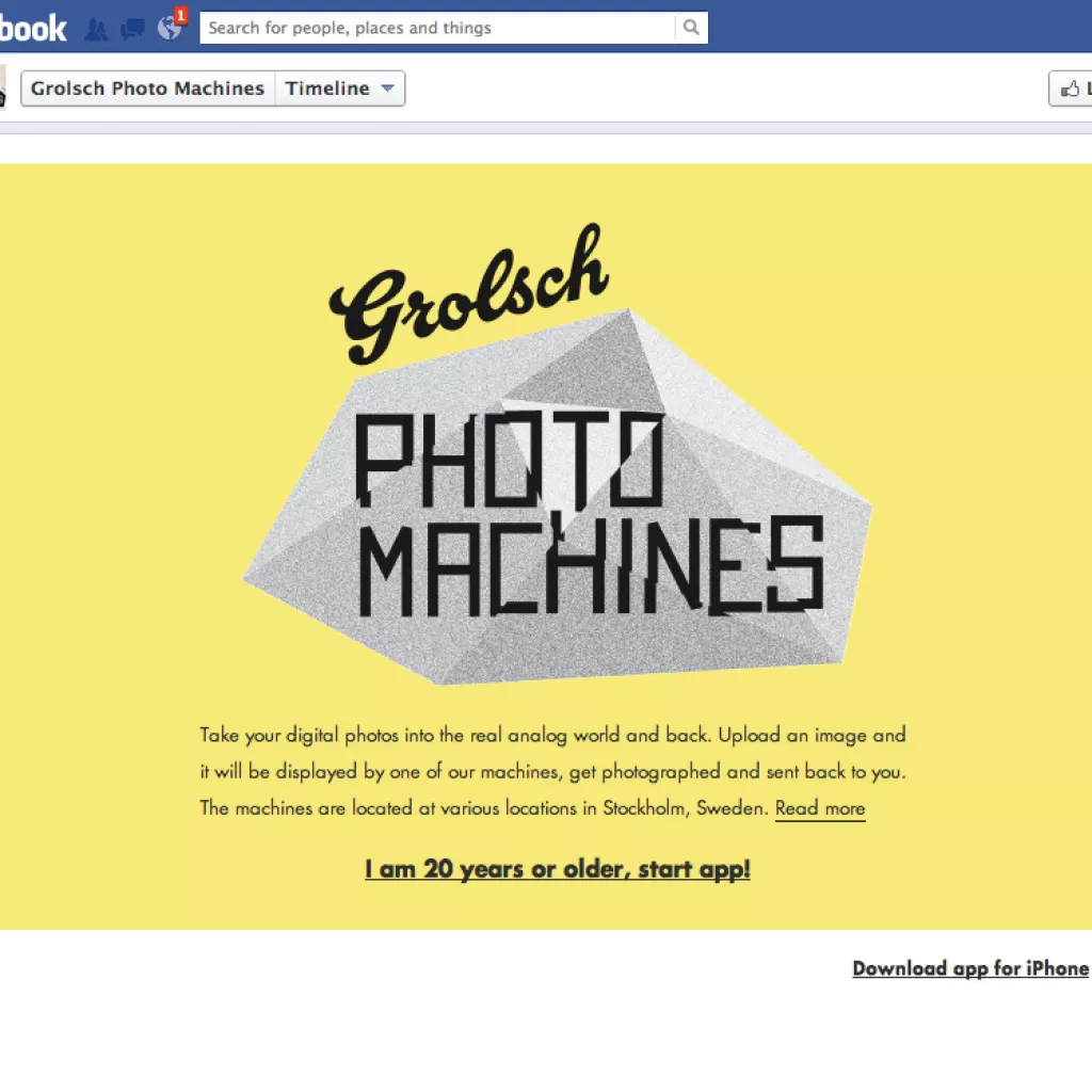 grolsch photo machines by society 46 & naked communications