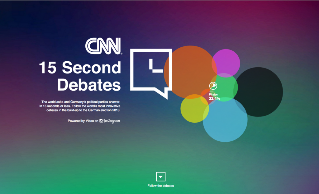 CNN 15 second debates hosting